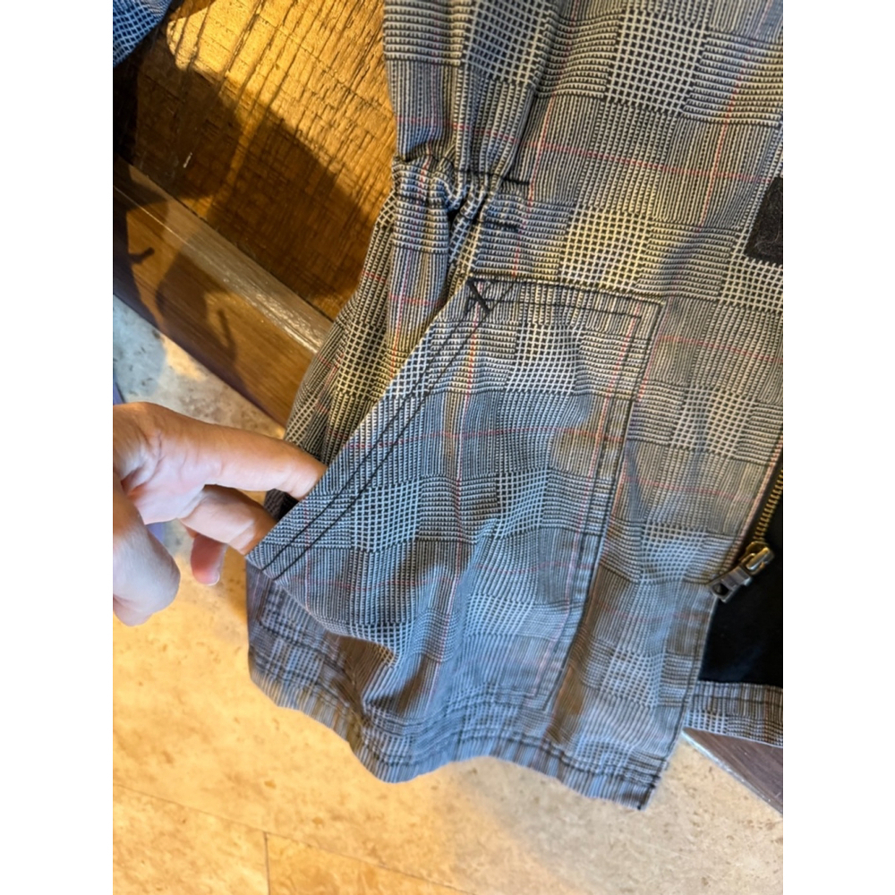 Men's Vans Gray Plaid Jacket Size L - Picture 6 of 9
